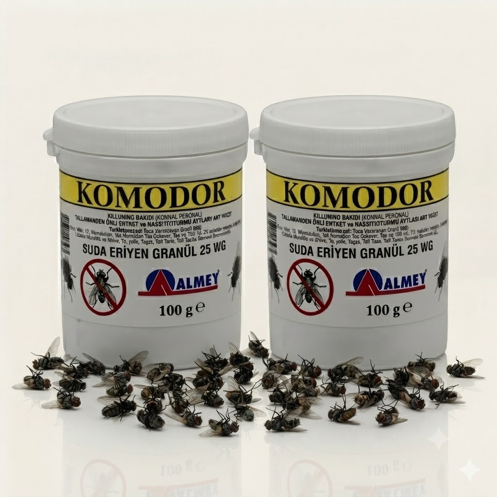 Komodor Suda Eriyen 25 WG Granül Sinek İlacı 100 g (2 Adet)